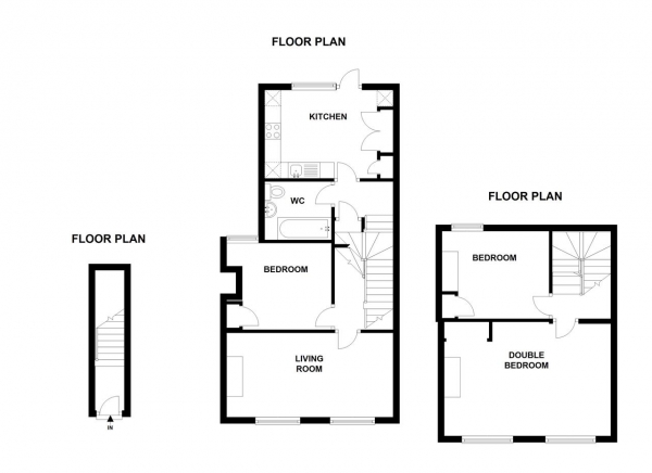 Floor Plan Image for 3 Bedroom Apartment to Rent in Arthur Road, Wimbledon Park