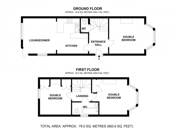 Floor Plan Image for 2 Bedroom Apartment to Rent in Engadine Street, Southfields