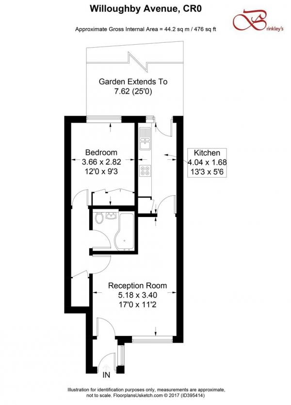 Floor Plan Image for 1 Bedroom Apartment for Sale in Willoughby Avenue, Beddington