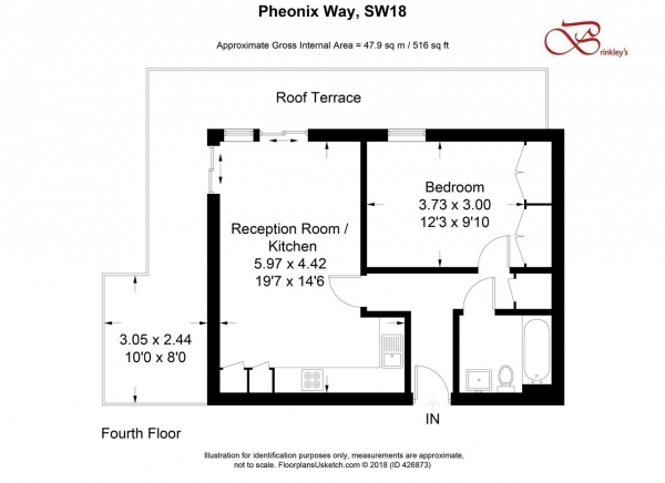 Floor Plan Image for 1 Bedroom Apartment for Sale in Phoenix Way, London