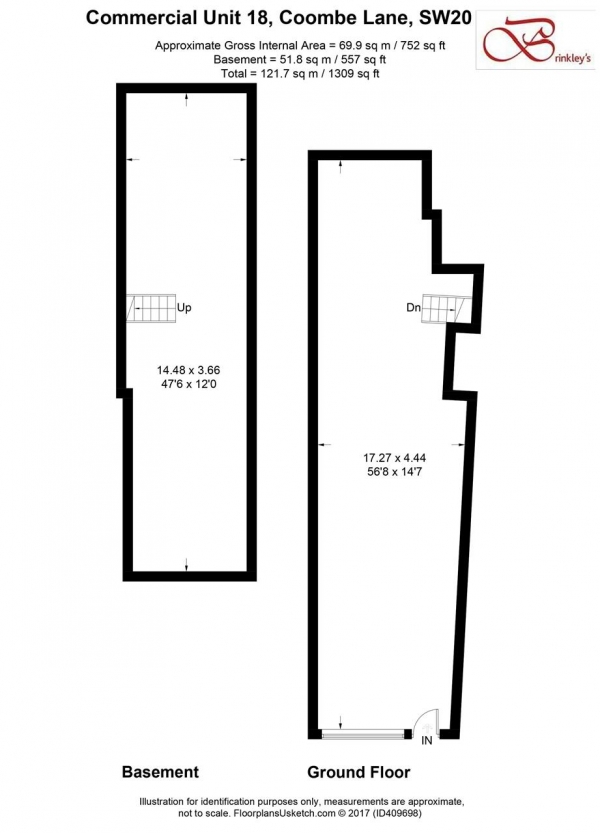 Floor Plan Image for Commercial Property to Rent in Coombe Lane, Raynes Park, Raynes Park