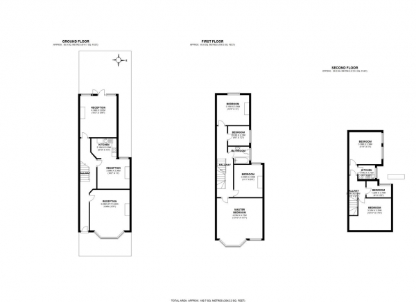 Floor Plan Image for 7 Bedroom Terraced House for Sale in Elborough Street, Southfields