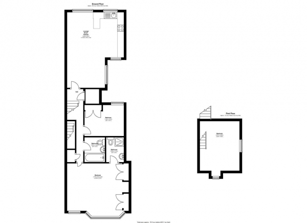 Floor Plan Image for 2 Bedroom Apartment to Rent in Alexandra Road, Wimbledon