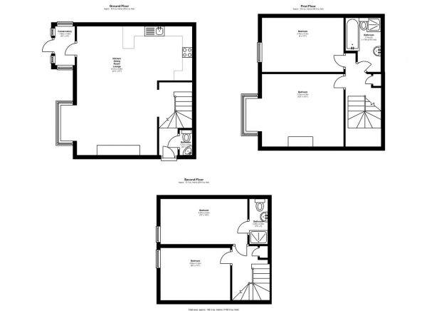 Floor Plan Image for 4 Bedroom Semi-Detached House to Rent in Laurel Road, West Wimbledon