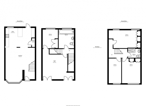 Floor Plan Image for 4 Bedroom Semi-Detached House to Rent in Cumberland Close, Landsdown Road, Wimbledon Village