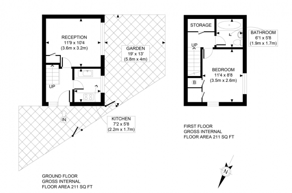 Floor Plan Image for Semi-Detached House for Sale in Latham Cl, London