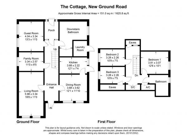 Floor Plan Image for 4 Bedroom Detached House for Sale in New Ground Road, Aldbury