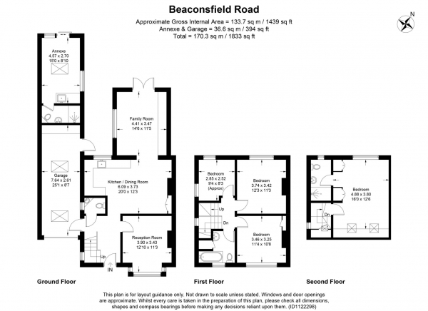 Floor Plan Image for 4 Bedroom Semi-Detached House for Sale in Tring