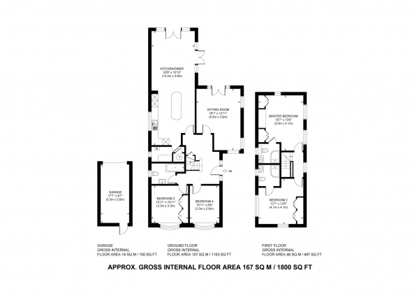 Floor Plan Image for 4 Bedroom Detached House for Sale in Miswell Lane