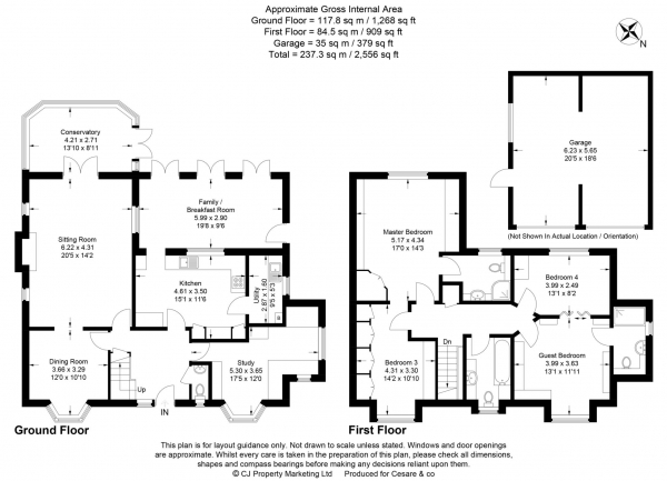 Floor Plan Image for 4 Bedroom Detached House for Sale in Buckland