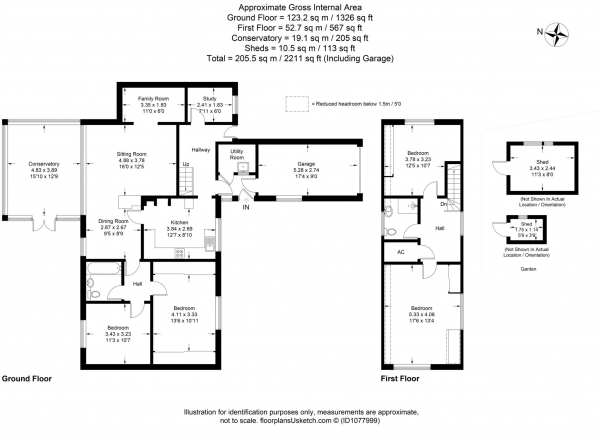 Floor Plan Image for 4 Bedroom Detached House for Sale in Wigginton - Development Potential