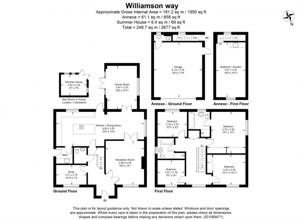 Floor Plan Image for 4 Bedroom Detached House for Sale in Williamson Way, Pitstone