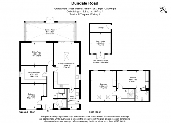 Floor Plan Image for 4 Bedroom Detached House for Sale in Dundale Road, Tring