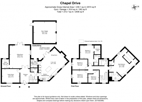 Floor Plan Image for 5 Bedroom Detached House for Sale in Chapel Drive, Aston Clinton