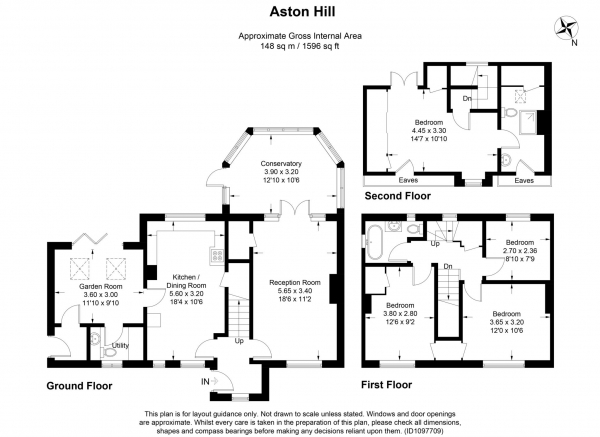 Floor Plan Image for 4 Bedroom Semi-Detached House for Sale in Aston Hill, Halton