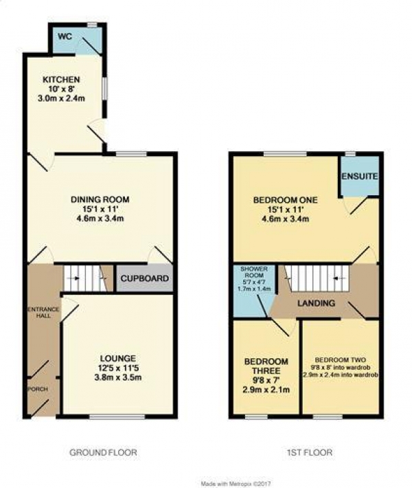 Floor Plan Image for 3 Bedroom Property for Sale in Westfield Road, Blackpool, FY1 6NX