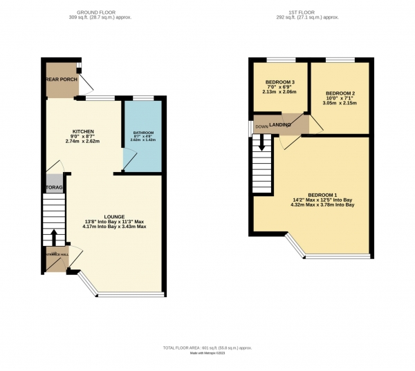 Floor Plan Image for 3 Bedroom Semi-Detached House for Sale in Sunningdale Avenue, Blackpool, FY4 4HU