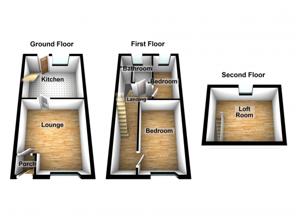 Floor Plan Image for 2 Bedroom Terraced House for Sale in Abingdon Street, Ashton Under Lyne