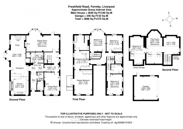 Floor Plan Image for 5 Bedroom Detached House for Sale in Freshfield Road, Freshfield, Formby