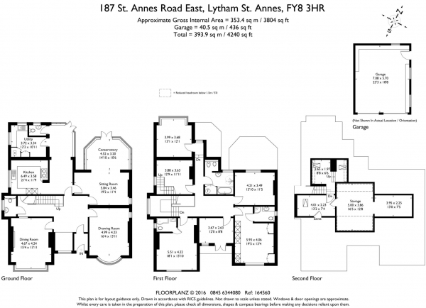 Floor Plan Image for 6 Bedroom Detached House for Sale in St Annes Road East, Lytham St Annes