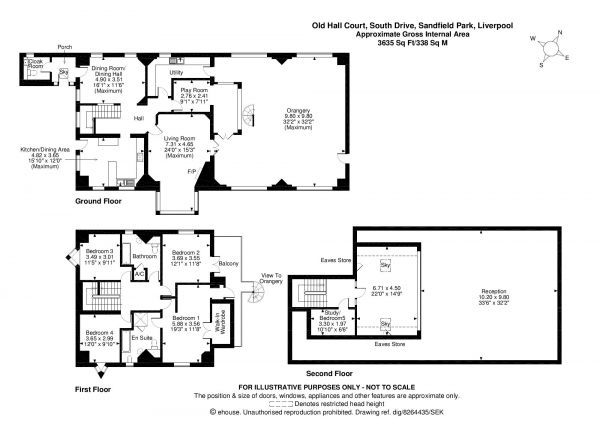 Floor Plan Image for 5 Bedroom Coach House for Sale in South Drive, Sandfield Park, West Derby, Liverpool