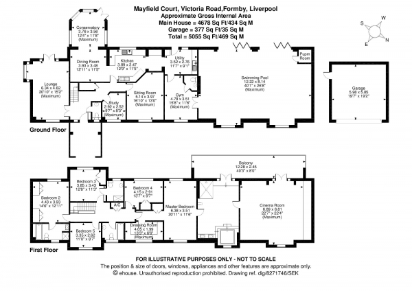 Floor Plan Image for 5 Bedroom Detached House for Sale in Victoria Road, Freshfield