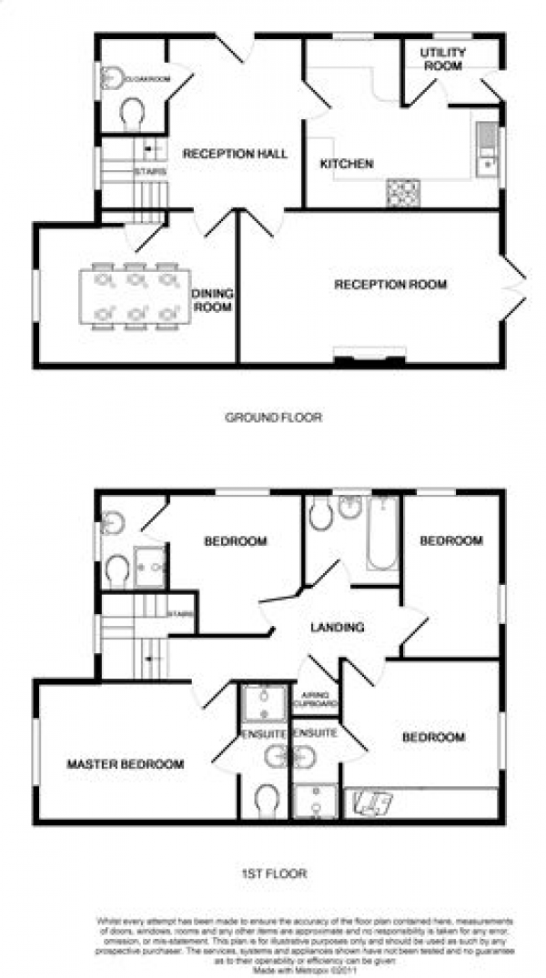 Floor Plan Image for 4 Bedroom Detached House for Sale in The Grange, Churchtown, Southport, Merseyside, PR9 7NZ