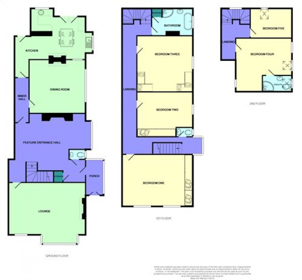 Floor Plan Image for 5 Bedroom Semi-Detached House for Sale in Saxon Road, Birkdale, Southport, Merseyside, PR8 2AX