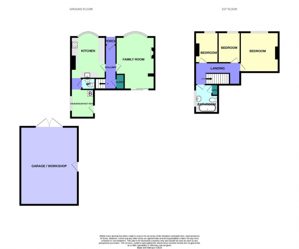 Floor Plan Image for 3 Bedroom Semi-Detached House for Sale in Fernley Road, Birkdale, Southport, Merseyside, PR8 5AU