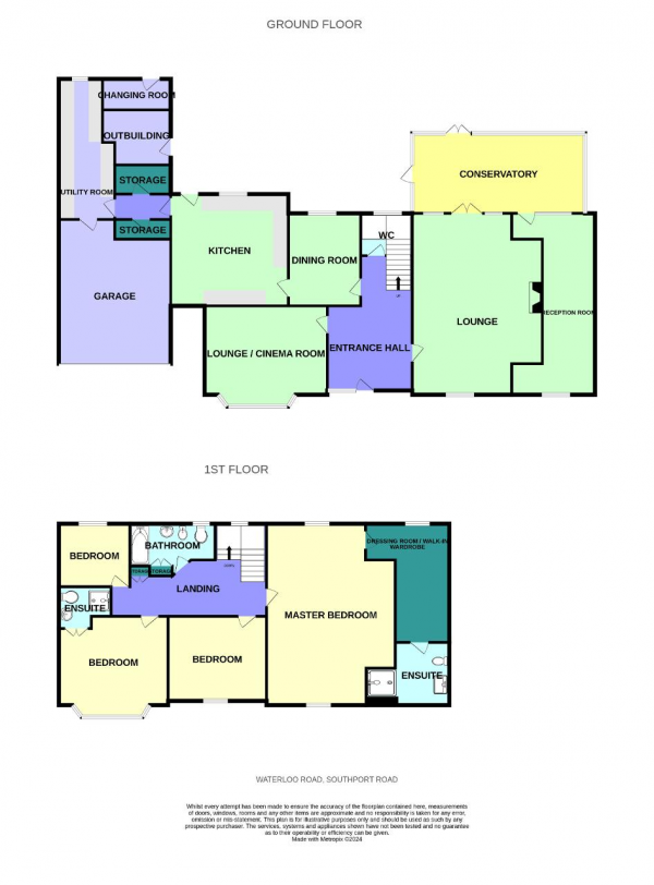 Floor Plan Image for 4 Bedroom Detached House for Sale in Waterloo Road, Birkdale, Southport, Merseyside, PR8 2NW