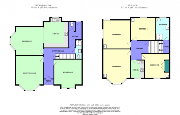 Floor Plan Image for 4 Bedroom Semi-Detached House for Sale in Hartwood Road, Southport, Merseyside, PR9 9AN