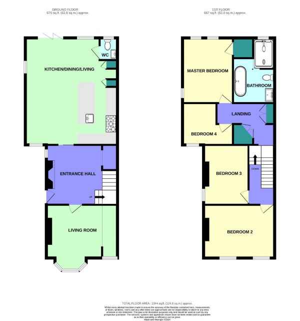 Floor Plan Image for 4 Bedroom Semi-Detached House for Sale in Halsall Road, Birkdale, Southport, Merseyside, PR8 3DB