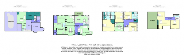 Floor Plan Image for 7 Bedroom Detached House for Sale in Westbourne Road, Birkdale, Southport, Merseyside, PR8 2HY