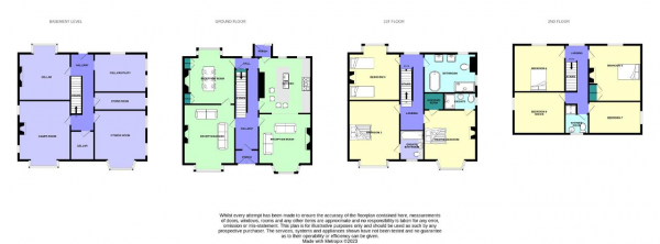 Floor Plan Image for 7 Bedroom Detached House for Sale in Weld Road, Birkdale, Southport, Merseyside, PR8 2BX