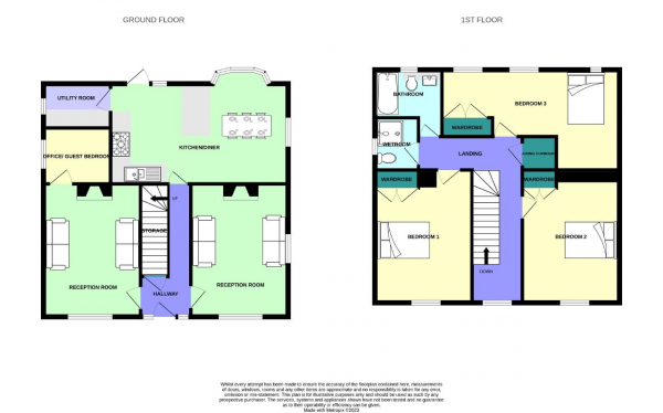 Floor Plan Image for 3 Bedroom Detached House for Sale in Saxon Road, Birkdale, Southport, Merseyside, PR8 2AX