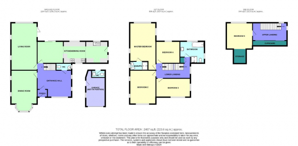 Floor Plan Image for 5 Bedroom Detached House for Sale in Ryder Crescent, Hillside, Southport, Merseyside, PR8 3AE