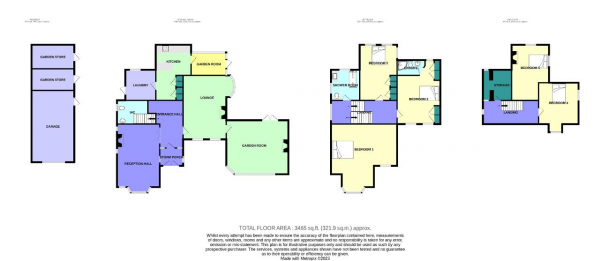 Floor Plan Image for 5 Bedroom Detached House for Sale in York Road, Birkdale, Southport, Merseyside, PR8 2AY