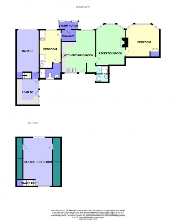 Floor Plan Image for 2 Bedroom Semi-Detached Bungalow for Sale in Fisher Drive, Churchtown, Southport, Merseyside, PR9 7DS