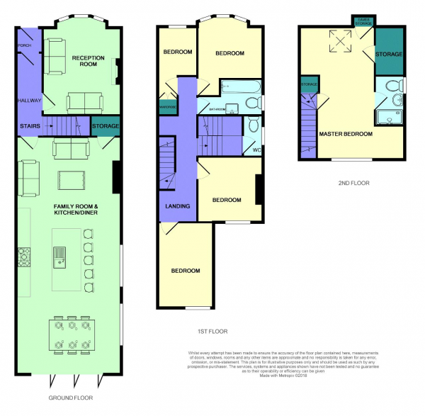 Floor Plan for 5 Bedroom Semi-Detached House for Sale in Cavendish Road, Birkdale, Southport, Merseyside, PR8 4RT, PR8, 4RT - Offers in Excess of &pound395,000