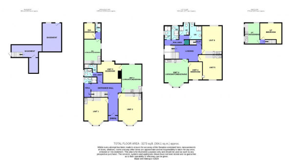 Floor Plan Image for 8 Bedroom Detached House for Sale in Leyland Road, Hesketh Park, Southport, Merseyside, PR9 9JQ