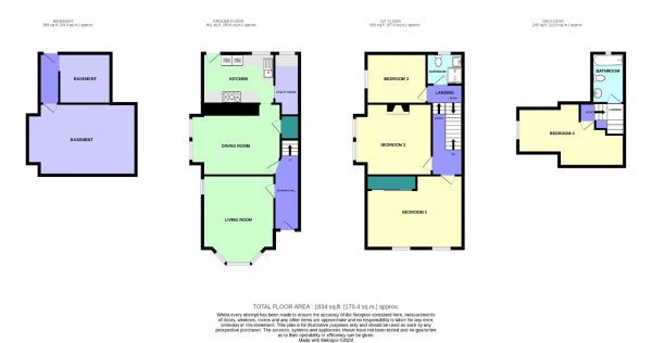 Floor Plan Image for 4 Bedroom Semi-Detached House for Sale in Marsden Road, Southport, Merseyside, PR9 9AE