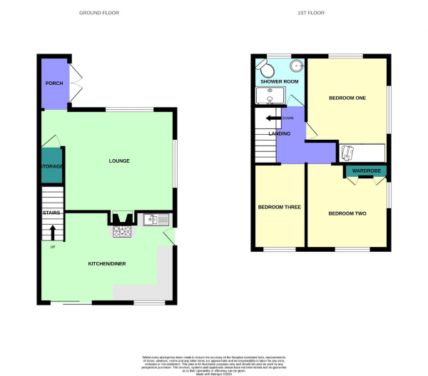 Floor Plan Image for 3 Bedroom Semi-Detached House for Sale in Fylde Road, Marshside, Southport, Merseyside, PR9 9XL