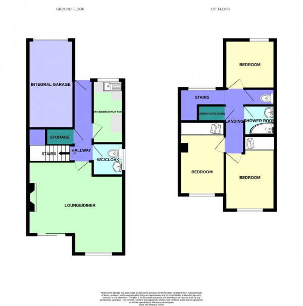 Floor Plan Image for 3 Bedroom Town House for Sale in Crosby Road, Birkdale, Southport, Merseyside, PR8 4SU