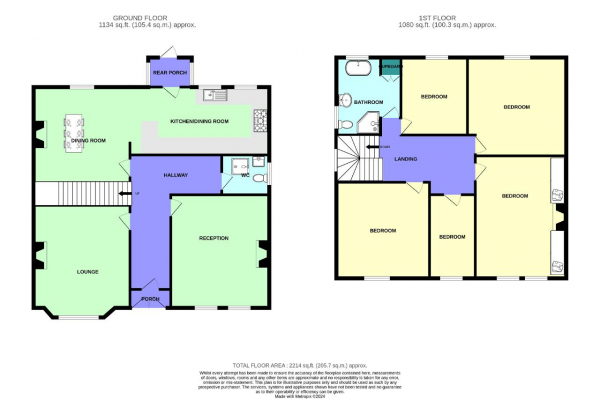 Floor Plan Image for 5 Bedroom Detached House for Sale in Welbeck Road, Birkdale, Southport, Merseyside, PR8 4AE