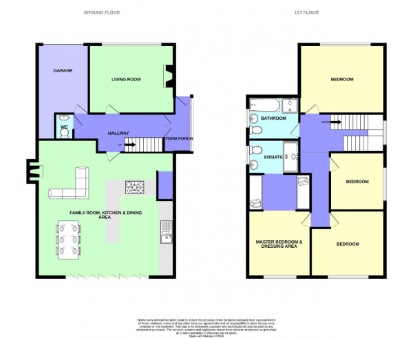 Floor Plan Image for 4 Bedroom Detached House for Sale in Shore Road, Ainsdale, Southport, Merseyside, PR8 2RF