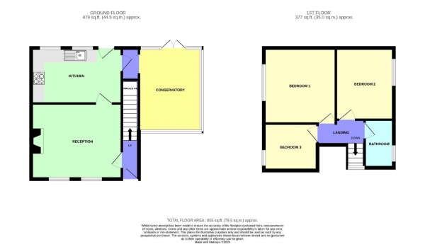 Floor Plan Image for 3 Bedroom Semi-Detached House for Sale in Stafford Road, Birkdale, Southport, Merseyside, PR8 4LX