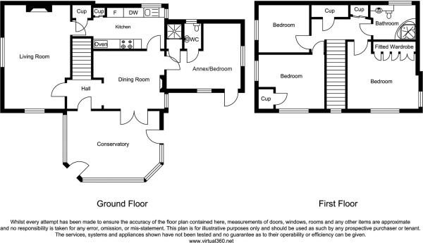 Floor Plan Image for 4 Bedroom Semi-Detached House to Rent in Lynwood Crescent, Sunningdale, Surrey, SL5 0BL