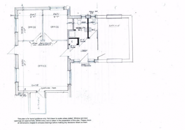 Floor Plan Image for Commercial Property to Rent in Hartdene House, Bridge Road, Bagshot, Surrey, GU19 5AT