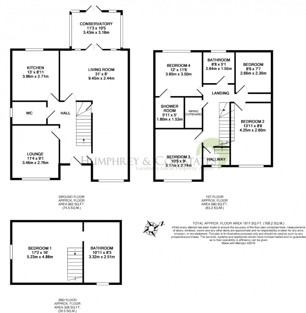 Floor Plan Image for 5 Bedroom Detached House to Rent in Julius Caesar Way, STANMORE, HA7 4PZ