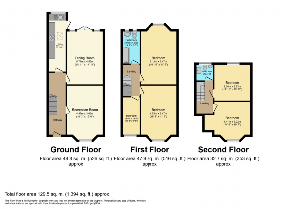 Floor Plan Image for 5 Bedroom End of Terrace House for Sale in Hyde Park Avenue, Winchmore Hill, N21 2PP